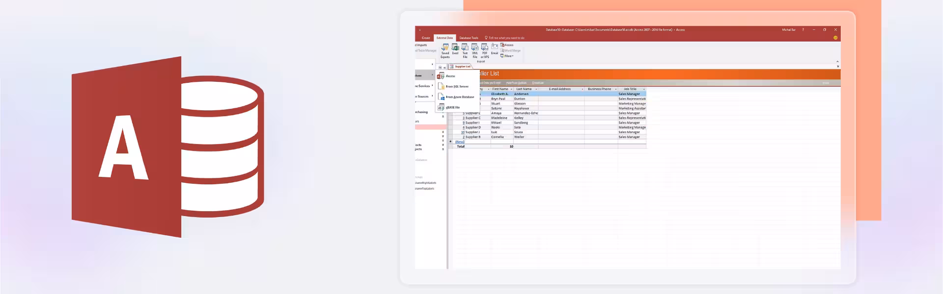 Microsoft Access 2016