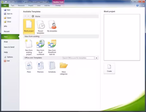 Microsoft Project 2010 Standard